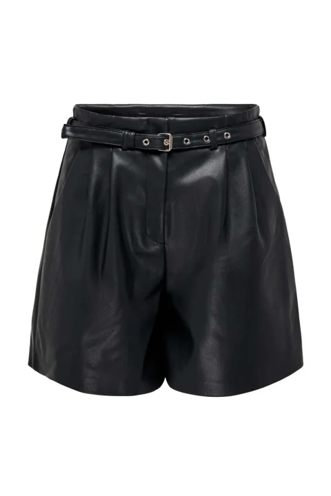 Къс панталон Onlheidi Faux Leather 15275421 C-N10 black