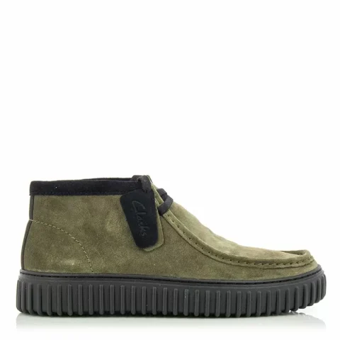 Мъжки Ежедневни Боти CLARKS – 26173595 TORHILL HI DARK OLIVE SDE