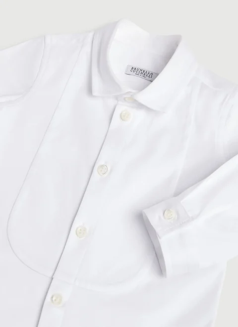 Класическа риза Brunello Cucinelli Kids 9-18M — снимка 3