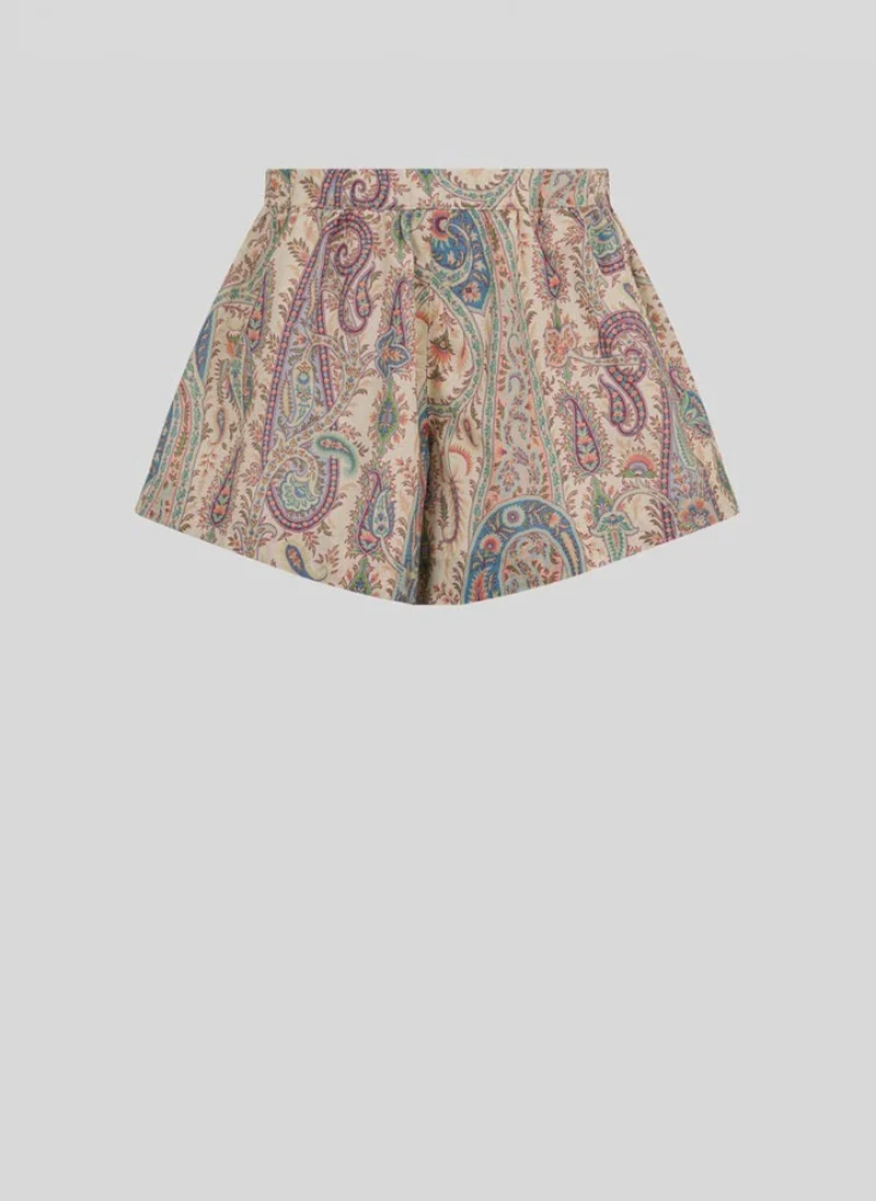 Къс панталон с цялостен принт Etro Kids — снимка 2