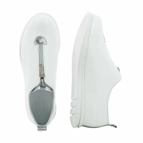 Дамски Ежедневни VENEZIA – 446-45630 LEATHER WHITE — снимка 5