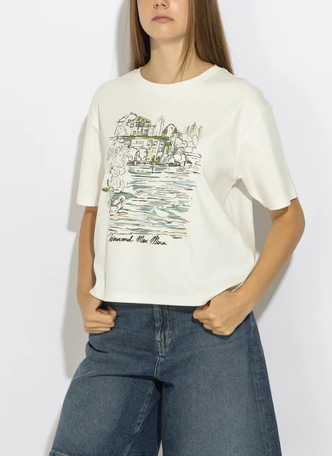 Тишърт 'Boxy fit' Weekend Max Mara Wkdsala — снимка 4