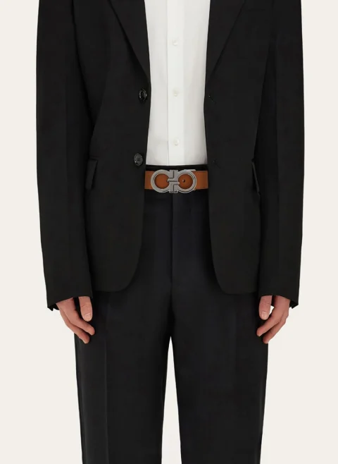 Двулицев колан 'Gancini' Ferragamo — снимка 4