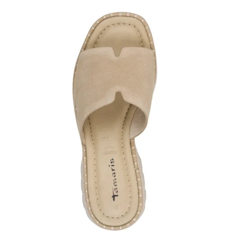 Дамски Чехли На Платформа TAMARIS – 1-27235-46-341 TAUPE — снимка 5