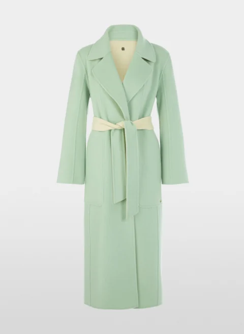 Двулицево палто от вълна Marc Cain Collections — снимка 9