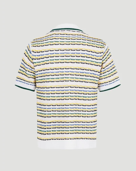 Tuck Stitch Short Sleeve Shirt — снимка 2