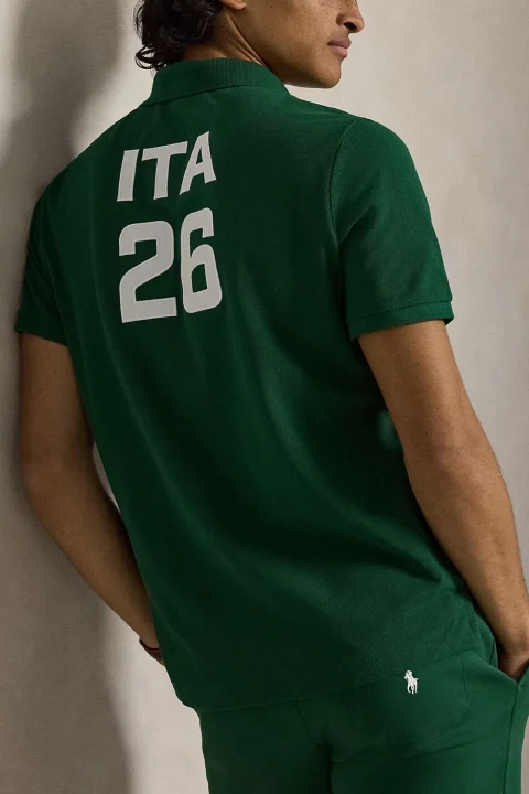 Polo 20/1 Mesh-Knt 710B20853001 300 green — снимка 2