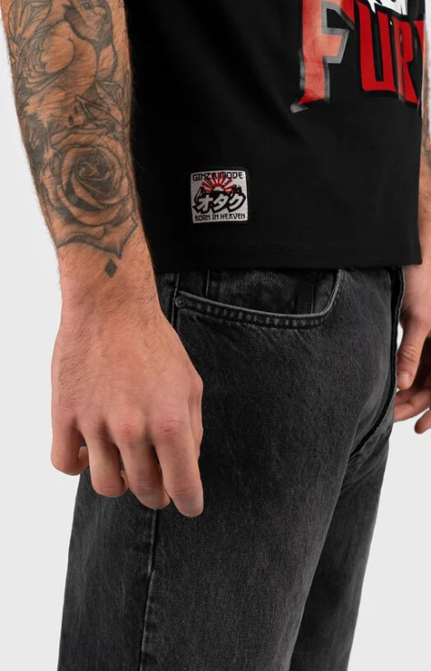 Черна тениска TS174 — снимка 4