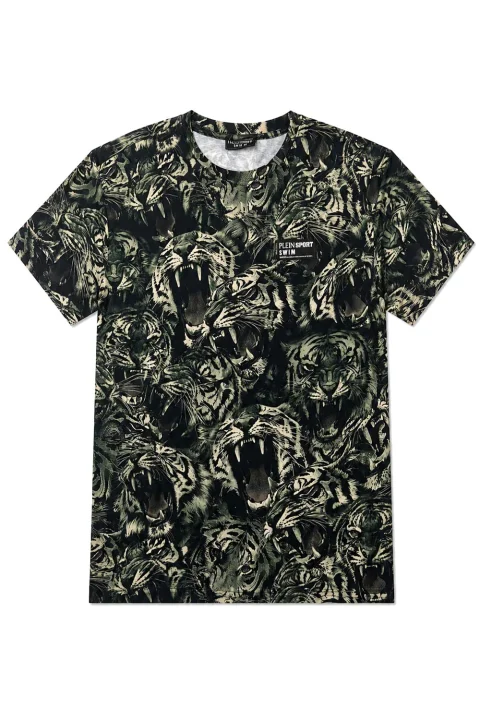 T-Shirt Allover Tiger PS26MTS10 05 green