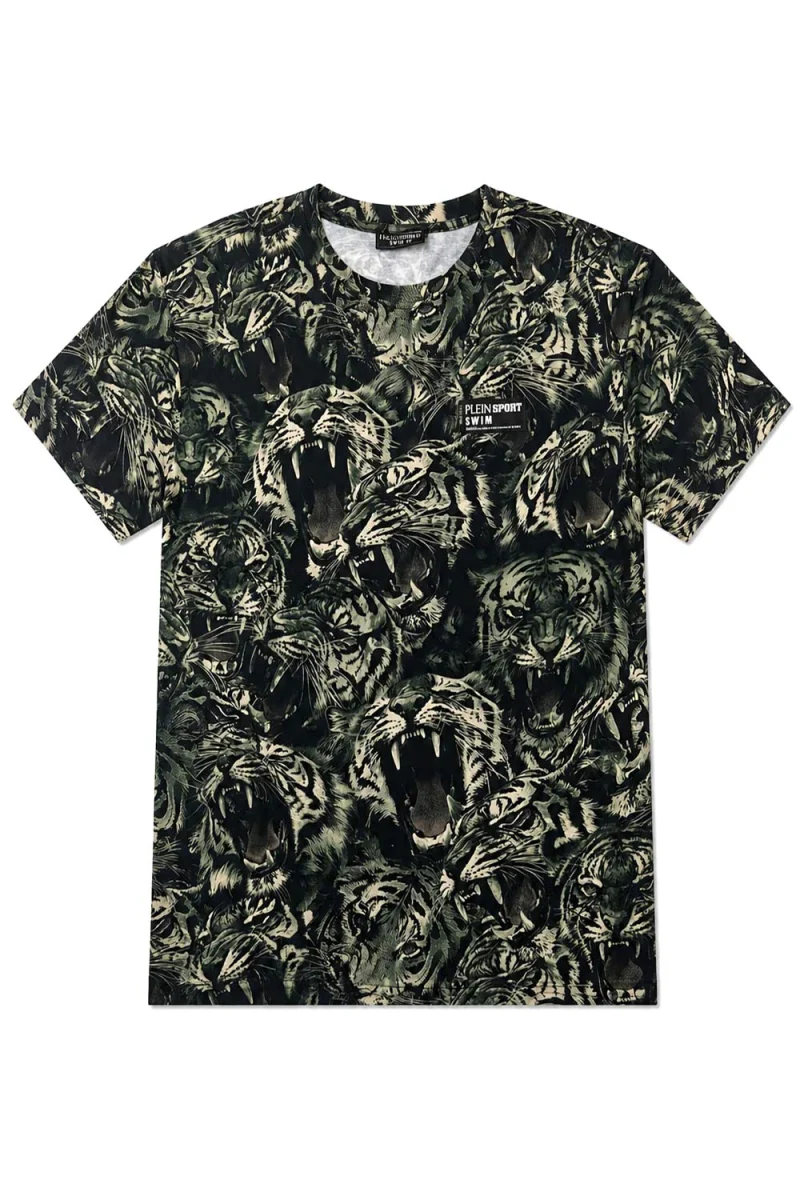 T-Shirt Allover Tiger PS26MTS10 05 green