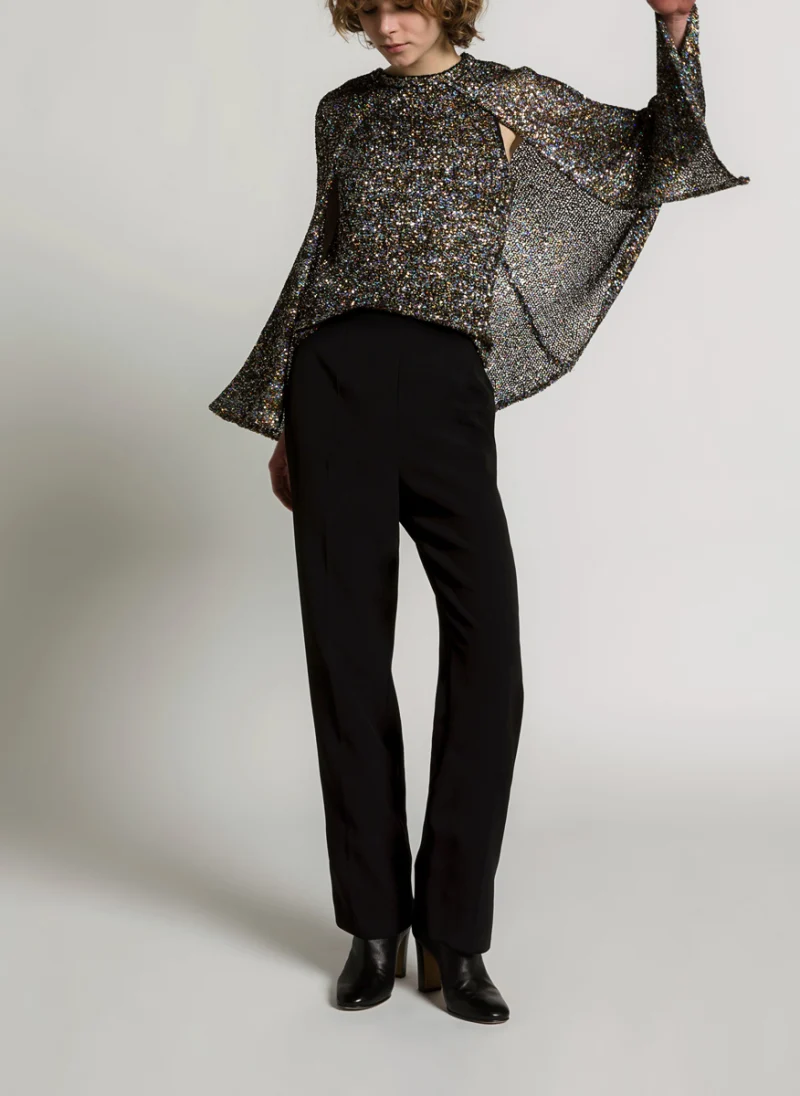 Блуза с пайети 'Cape effect' Alberta Ferretti