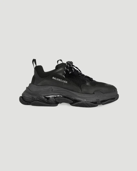 Men's Triple S Clearsole in Black