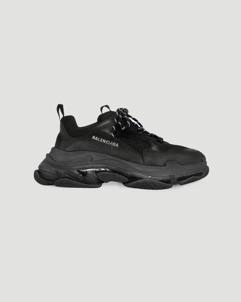 Men's Triple S Clearsole in Black