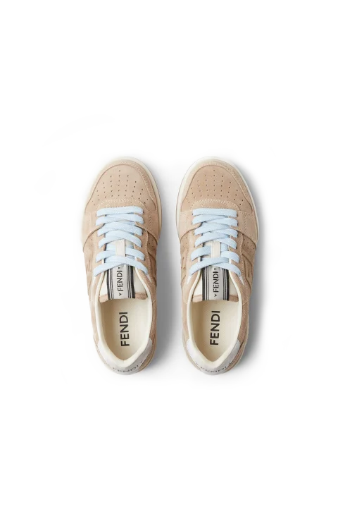 Match Sneakers in Beige Suede — снимка 4