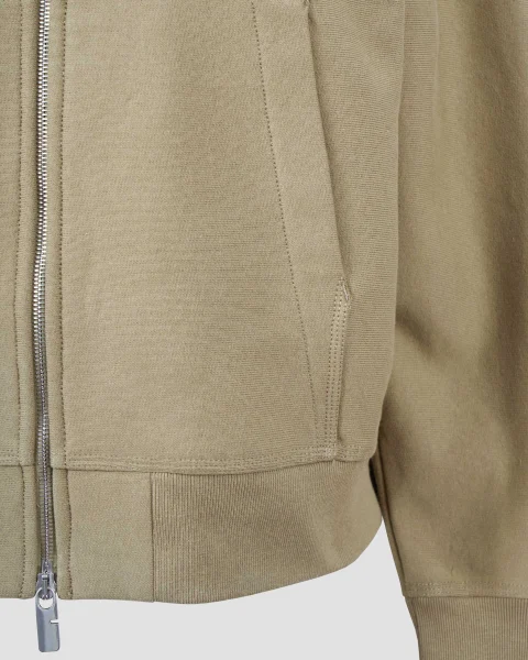 Cotton Blend Zip Hoodie — снимка 4