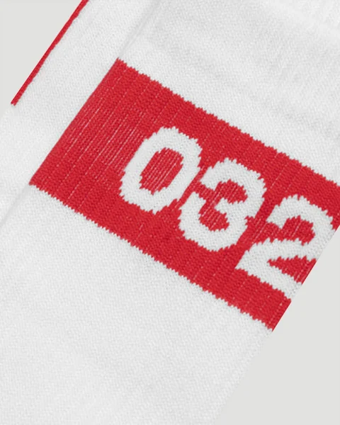 Tape Socks in White — снимка 2