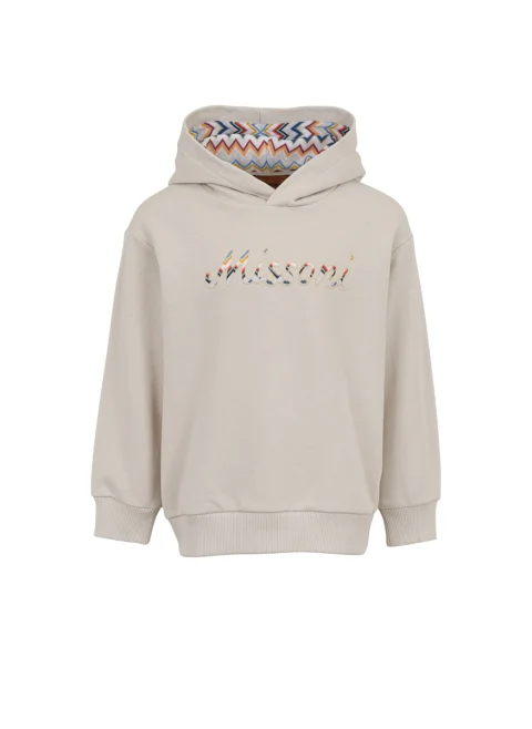 Суитшърт с контрастни детайли Missoni Kids