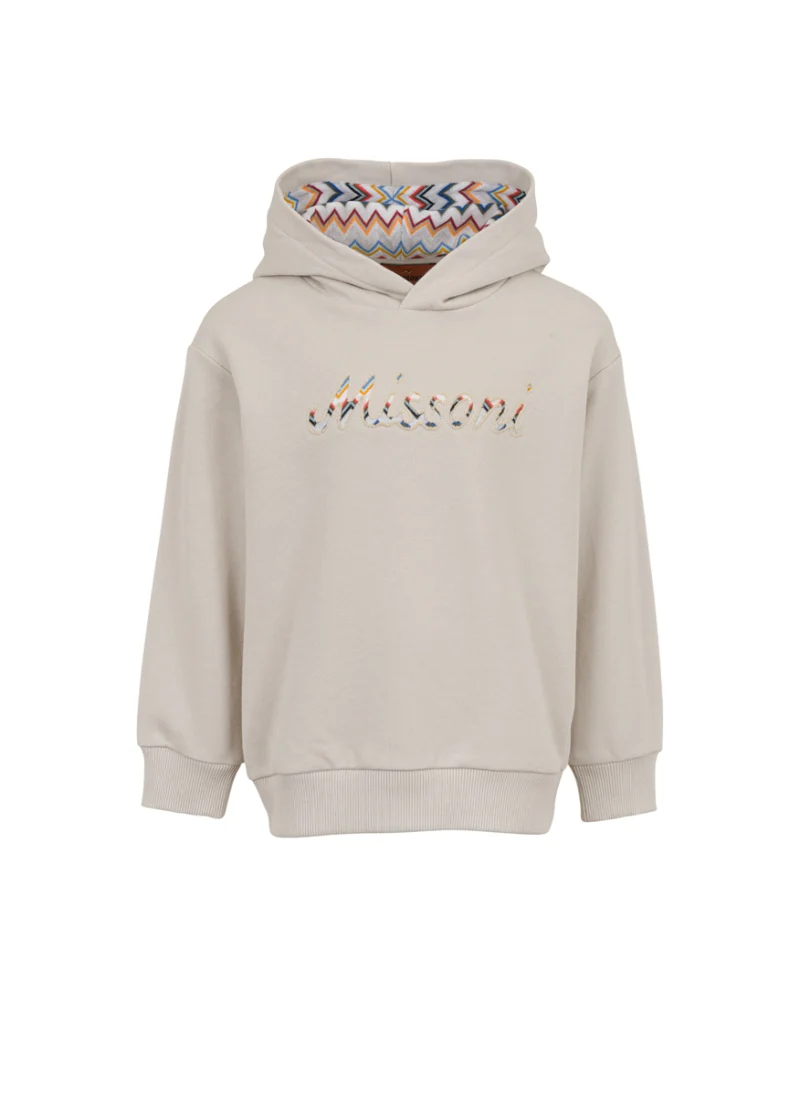Суитшърт с контрастни детайли Missoni Kids