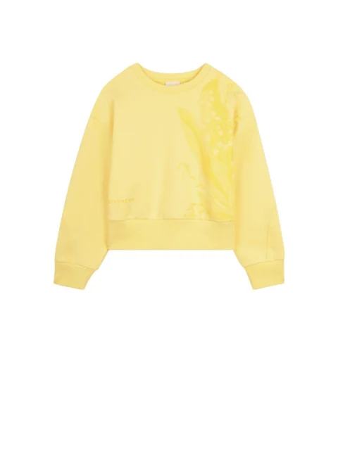 Блуза с флорален принт Givenchy Kids