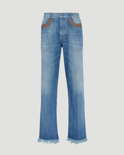 Blue Denim Trousers