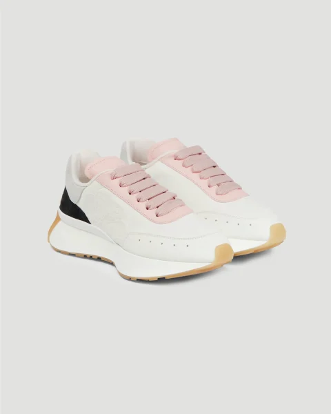 Sprint Runner in White, Grey and Pink — снимка 2