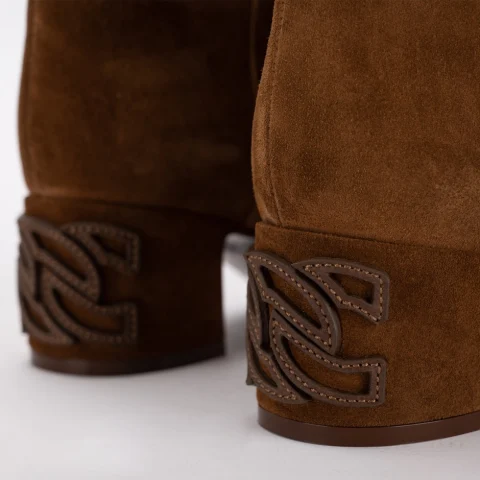 Дамски велурени ботуши Muni Nomad Casadei — снимка 9