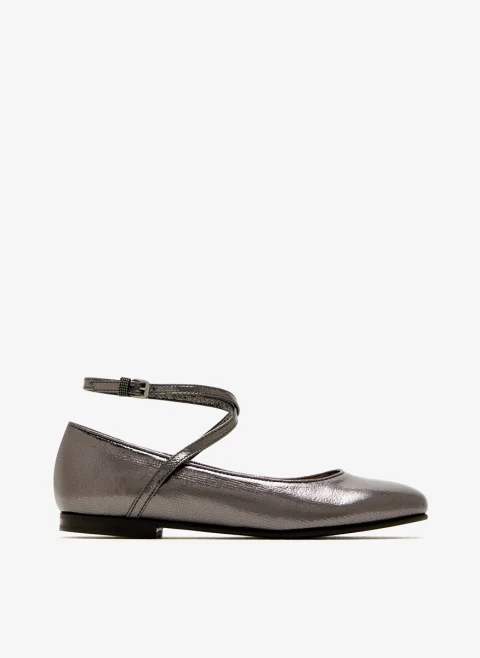 Обувки с монили Brunello Cucinelli Kids
