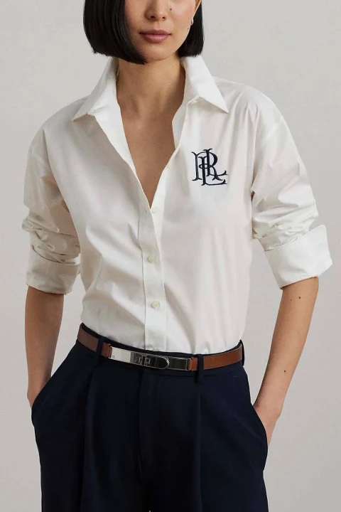 Риза 50S Str Pure Press 200932538001 100 white — снимка 2