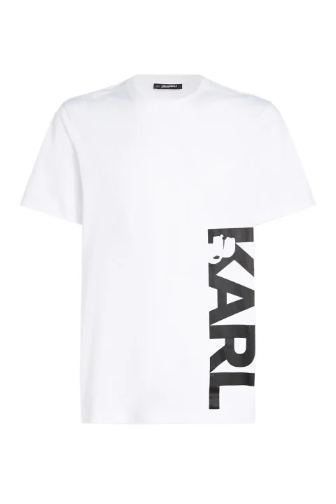 T-Shirt Karl Vertical Logo A2M46038 100 white