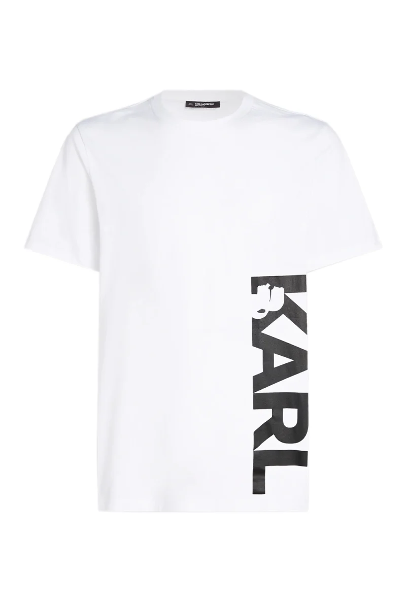 T-Shirt Karl Vertical Logo A2M46038 100 white