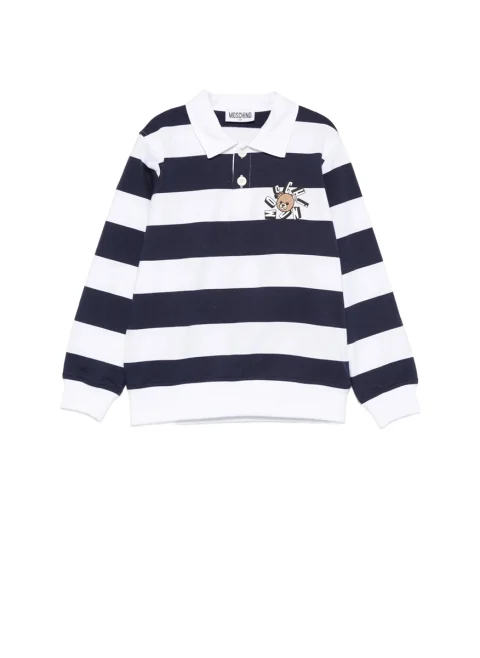 Раиран полошърт Moschino Kids