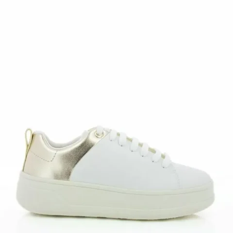 Дамски Сникърс GEOX – D46WVB D SPHERICA WHITE/LT GOLD