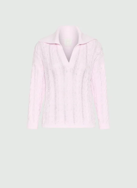 Пуловер 'Cable-knit' Marella Mlmelisir — снимка 5