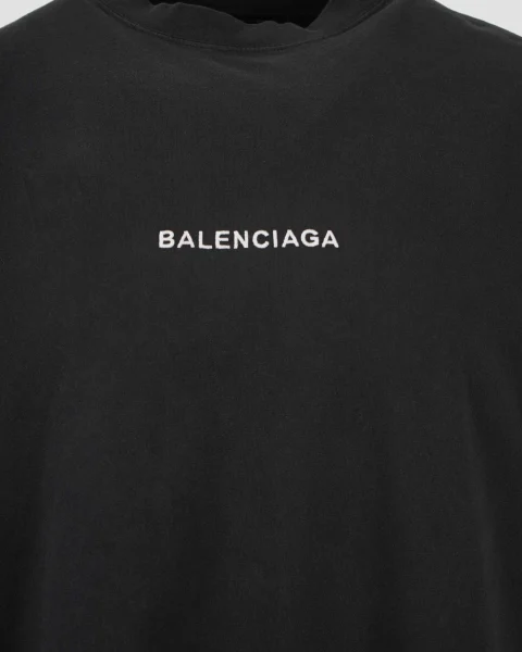 Uniform Merch Oversized T-Shirt in Black Faded — снимка 3