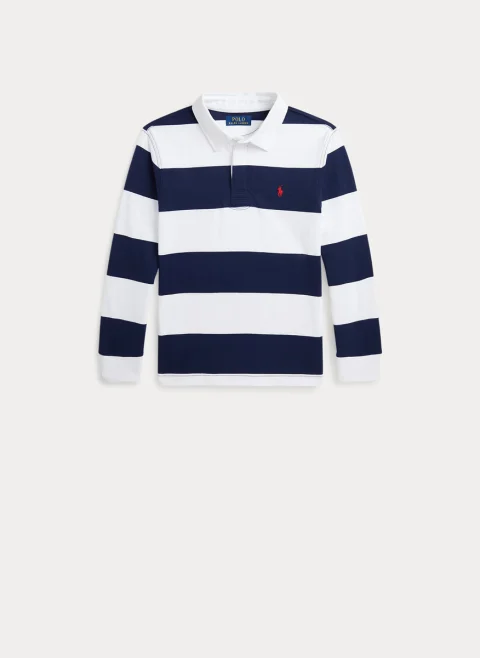 Раиран полошърт Ralph Lauren Kids 7-14 — снимка 4