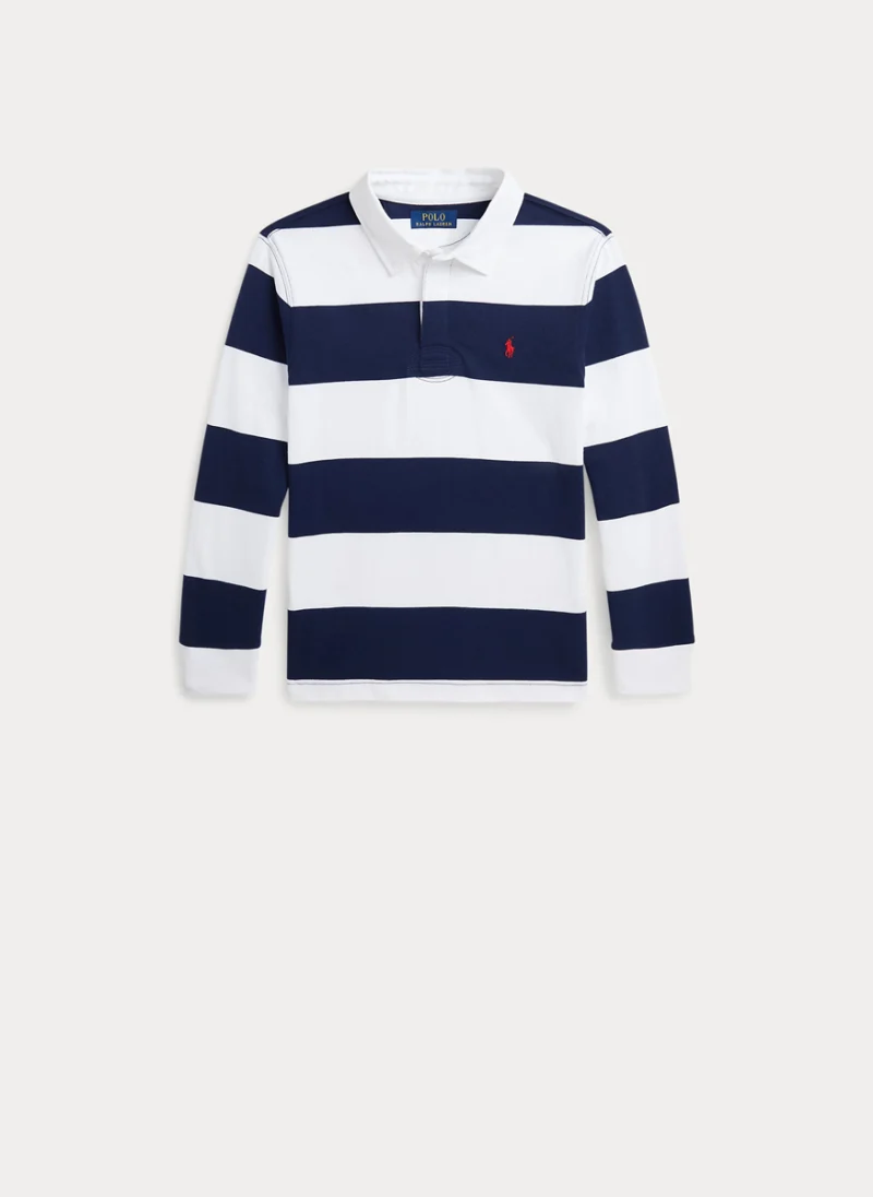 Раиран полошърт Ralph Lauren Kids 7-14 — снимка 4
