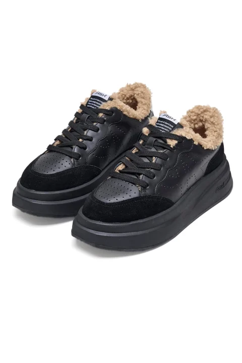 Sneakers Impulsfur02 Combo C FW24S136517002 black/white/fur — снимка 2