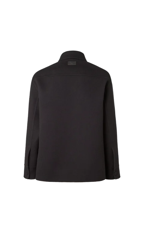 Black Wool Blouson — снимка 2