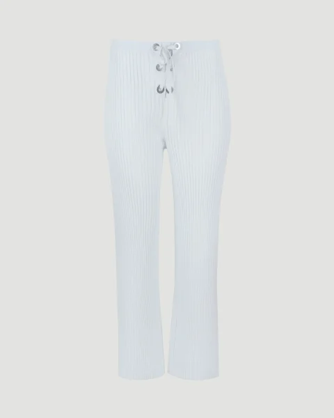 Merino Wool Pants in Blue