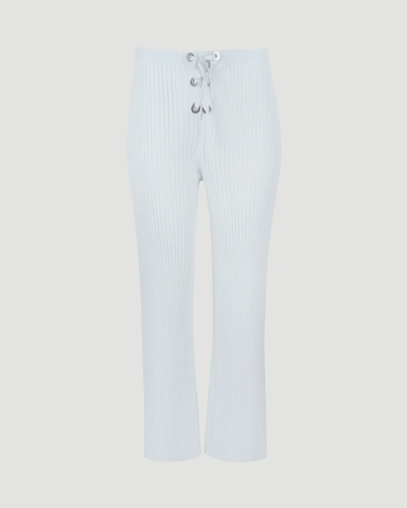 Merino Wool Pants in Blue