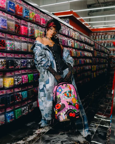 Раница WTF PUNK ROCK CHICK BACKPACK — снимка 4