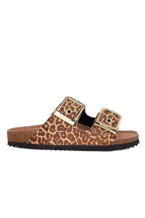 Сандали Pony Hair Two Buckle Sandal COC.HC.BIO502 leo