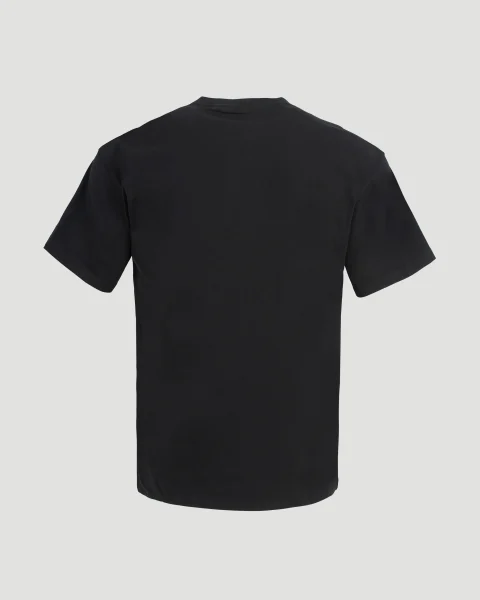 Cotton T-Shirt with Givenchy Logo in Black — снимка 3