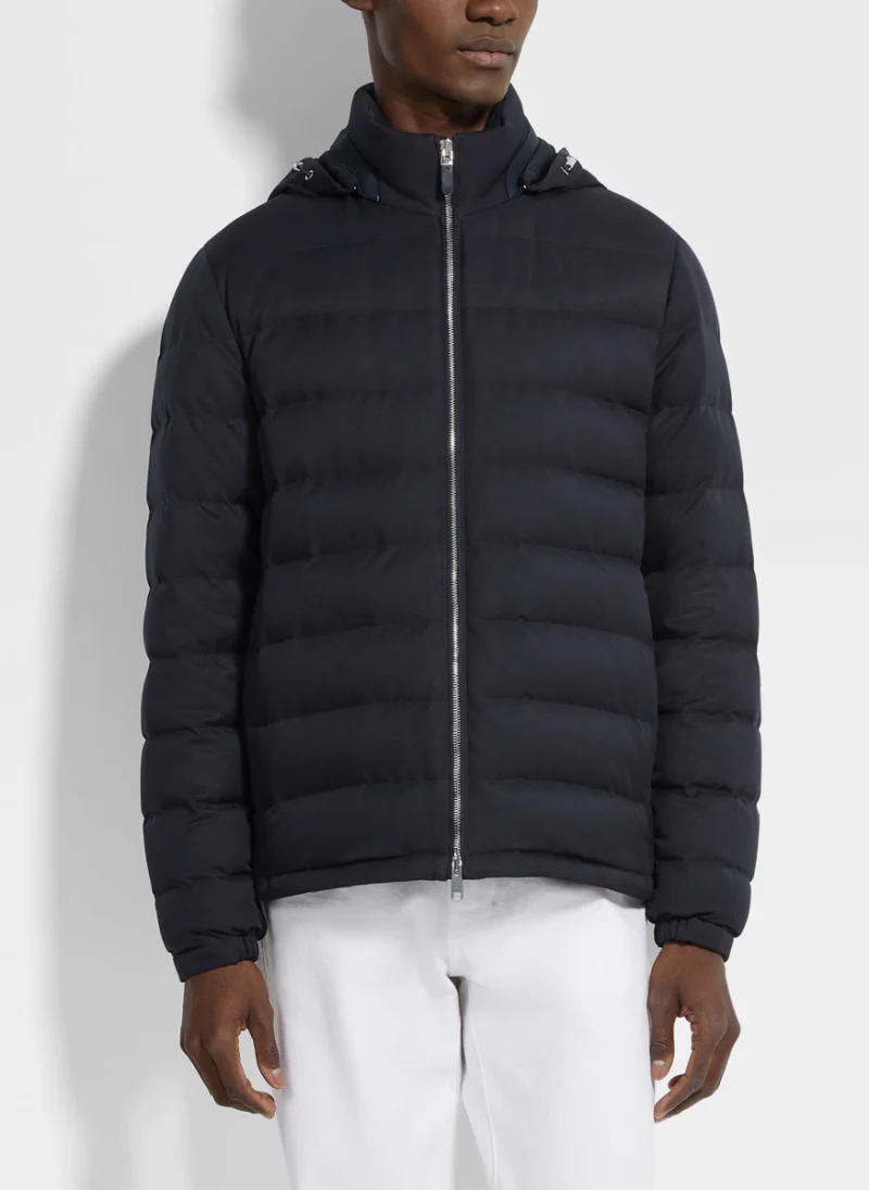 Пухено яке с качулка 'Motorin' Zegna