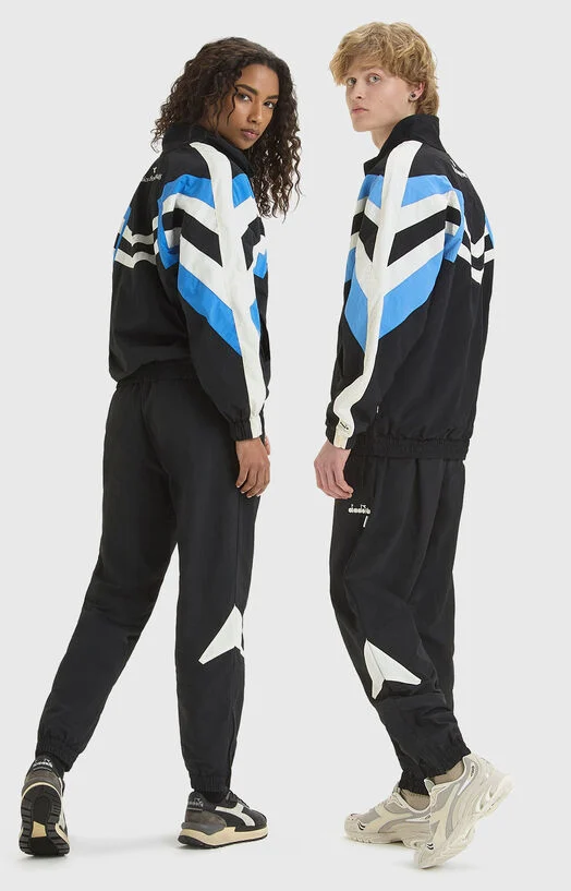 Черно унисекс яке LEGACY с контрастни детайли