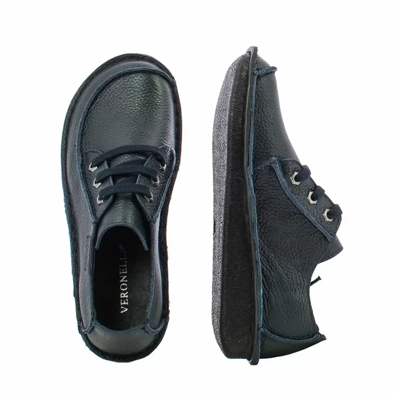 Дамски Ежедневни VERONELLA – 123-123-1 NAVY — снимка 4