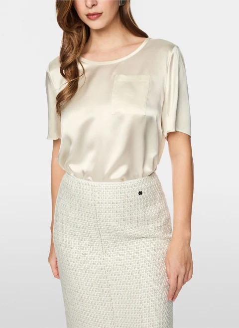 Блуза 'Material mix' Marc Cain Collections — снимка 9