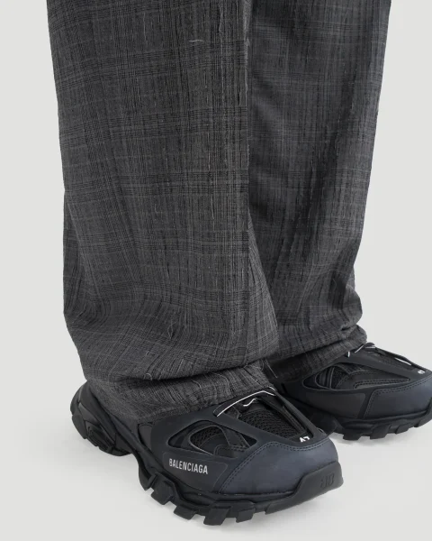 Grey Prince of Wales Tailored Trousers — снимка 3