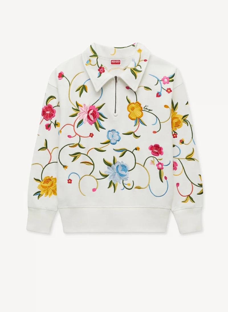 Суитшърт с флорална бродерия 'Wildflower' Kenzo — снимка 5