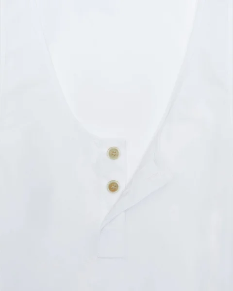 Henley Tank in Cotton Poplin — снимка 2